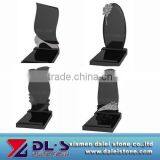 Black Granite Russia Tombstone thumbnail-1