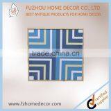 Solid Wood Sign With Geometric Pattern Splicing Board for Home Decoration or Gift thumbnail-3