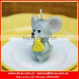 Small Mouse Tom Shaped Candle Wax Animal Figures thumbnail-1