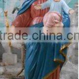 Resin Virgin Mary With Child Statue thumbnail-1