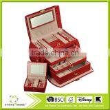 High Quality Crocodile Faux Leather Jewelry Box thumbnail-3