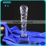 KM-ZP65 Elegant Clear Crystal Glass Colored Star Blank Award Trophies thumbnail-6