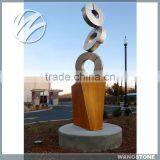 Hot Selling Weathering Steel Outdoor Landscape Art Sculpture thumbnail-1