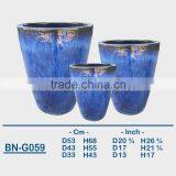 GLAZED CERAMIC OUTDOOR POT BN-G059 thumbnail-1