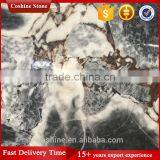 Black White Polished 1.8cm Thickness Cultured Galaxy Blue Marble Slabs thumbnail-5