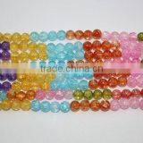 16 Inches 8mm Round Multicolor Loose Crystal Beads thumbnail-1