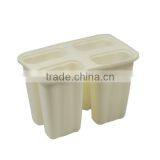 4 Cavities Ice Pop Tray Commercial Popsicle Molds Rubber Ice Cube thumbnail-5
