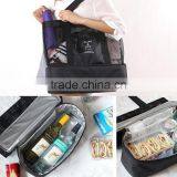 Custom Mesh Beach Tote Bag / Ice Cooler Bag With Insulated Compartment thumbnail-4