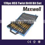 170pc HSS Twist Drill Bit Set thumbnail-1