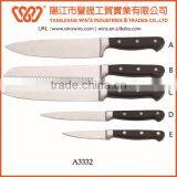 A3330 Classical Design High Quality 5pcs Stainless Steel Knife Set thumbnail-3
