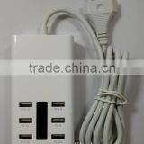 USB Power Adapter With Six USB Power Ports for Mobil Phone and Tablets thumbnail-1