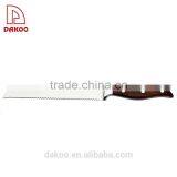 High Quatity Red Color 8" Bread Knife With Pakka Wood Handle thumbnail-3