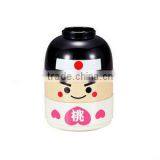 Japanese Kokeshi Bento Lunch Box Samurai Geisha Kids Lunch thumbnail-5