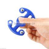 Fidget Hand Spinner Finger Toy Stress Reliever Killing Time Adults/Kids Blue