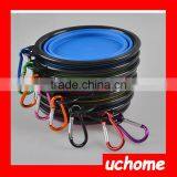 UCHOME Pet Dog Water Food Feeding Bowl Travel Folding Retractable Silicon Dog Bowel thumbnail-5