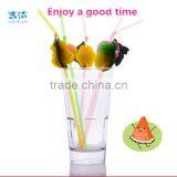 3D Fruit Drinking Plastic Straw 50pcs in a Box Birthday Party Bar Cocktail Decoration Christmas thumbnail-3