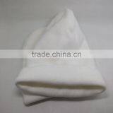 Hat Manufacturer of Pure White Acrylic Knitted Hat Warm and Lovely thumbnail-4