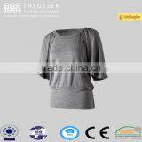 New Model Women Fashion Short Sleeve Cheap Round Neck