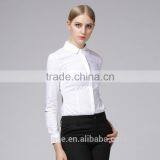 2017 High Quality Ladies Office Uniform Formal White Shirt for Women thumbnail-5