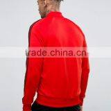 Custom Best Price High Quality New Design Durable Raglan Sleeve 87% Polyester 13% Cotton Brown Casual Men Jacket thumbnail-2