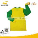 Custom Classic Long Sleeve Yellow T-shirts thumbnail-2