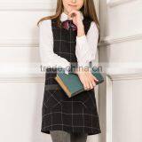 Designer School One Piece Sleeveless Dress With Shirt thumbnail-4