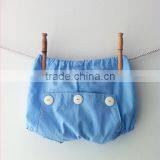 Wholesale Custom New Cute Baby Girl Clothes White Top and Blue Little Shorts thumbnail-2