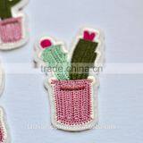 Custom High Quality Cactus Embroidered Patch for Clothes Embroidery Patch Made in China Choose Size/color thumbnail-3