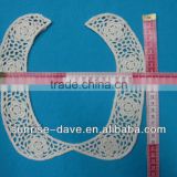 crochet cotton cutting neck collar beaded pattern design