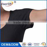 Black t Shirt Using Sweat Armpit Shields thumbnail-2