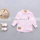 S33445W Girls Blouse New Autumn Children Clothing Cartoon Rabbit Child Cotton Shirts thumbnail-2