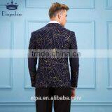 Daynoliao 2016 Latest Design Trendy One Button Slim Fit Casual Party Elbow Patches Blazer for Men thumbnail-4