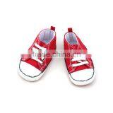 Baby Boys Girls Soft Soled Lacing Crib Shoe Genuine Leather thumbnail-2