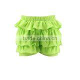 Baby Boutique Clothing Children Clothing Manufacturers China Solid Ruffle Icing Shorts thumbnail-2