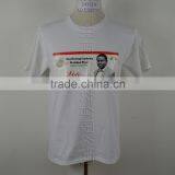 White Color 100% Cotton Printed Face Cheap Election Tshirt thumbnail-1