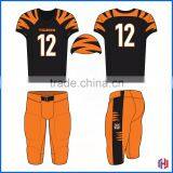Black Sublimated Football Uniform thumbnail-1