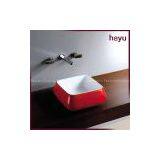 HY-5058 New Fashion Bathroom Ceramic Washing Basin thumbnail-1