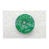 Green 1 OZ Round HASL PCB Print Circuit Board Fabrication , 0.3mm / 0.5mm Pad