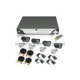 Inesun Wholesale Deluxe DVR Surveillance System Kit Ver Consist of 9 Channels Real-time Network DVR and 4 PCs 1/3 Inch Sony Chip Wired CCD Color Camera and 4 PCS 12V AC/DC Power Adapter and 4 PCs 20Meters AV Line thumbnail-1