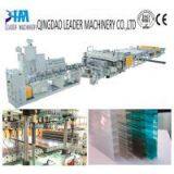UV Resistance PC Hollow Grid Sheet Extrusion Line