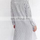Casual Designer Women Pinstripe Shirt thumbnail-2