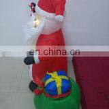 HI Lighting Inflatable Santa Claus With Gift Bag Christmas Decorations for Holiday thumbnail-4