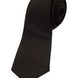 Solid Colors OEM ODM Mens Silk Necktie Double-brushed Adult