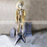 Halloween Standing Skeleton With LED Light and Sound 100% Plastic Life Size Skeleton Halloween Props thumbnail-2