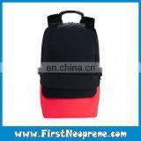 Light Black Surface With Ropes Neoprene Backpack Online Sale thumbnail-5