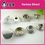 15mm Iron / Brass / Stainless Classic Metal Snap Button Clothes Snap Buttons thumbnail-4