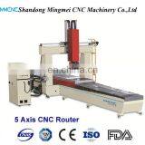5 Axis Cnc Router for Plastic Wood Aluminum Mould Making Machine thumbnail-2