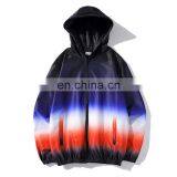 LAITE H2027 Amazon Hot Sales Custom Vinylon Unisex Hoodie Zipper-up Patchwork Men's Hoodies thumbnail-4