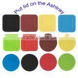 Cheapest Silicone Ashtray Eco Friendly Black Shatterproof Cigar Funny Ashtray Rubber Silicone Ashtray thumbnail-5