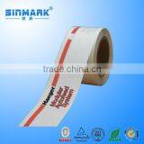 China Factory Manufacturer Adhesive Roll Label,printing Machine Roll Sticker
